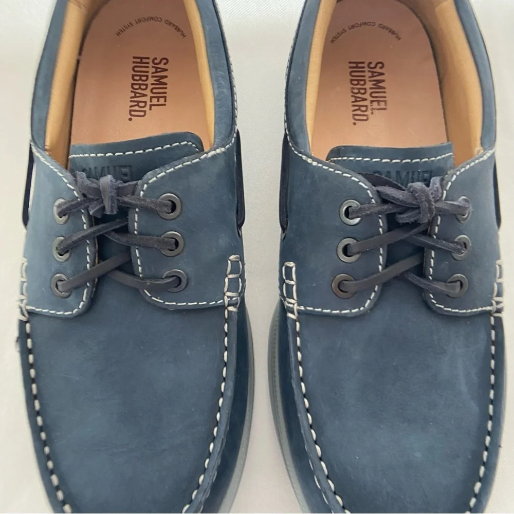 Samuel Hubbard Men's New Endeavor Leather Boat Shoes